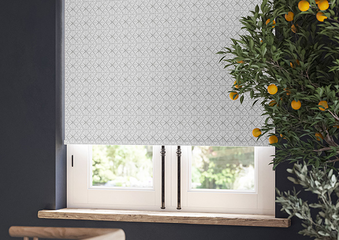 Peruvian Tile, Llama Grey - Roller Blind - Image 5